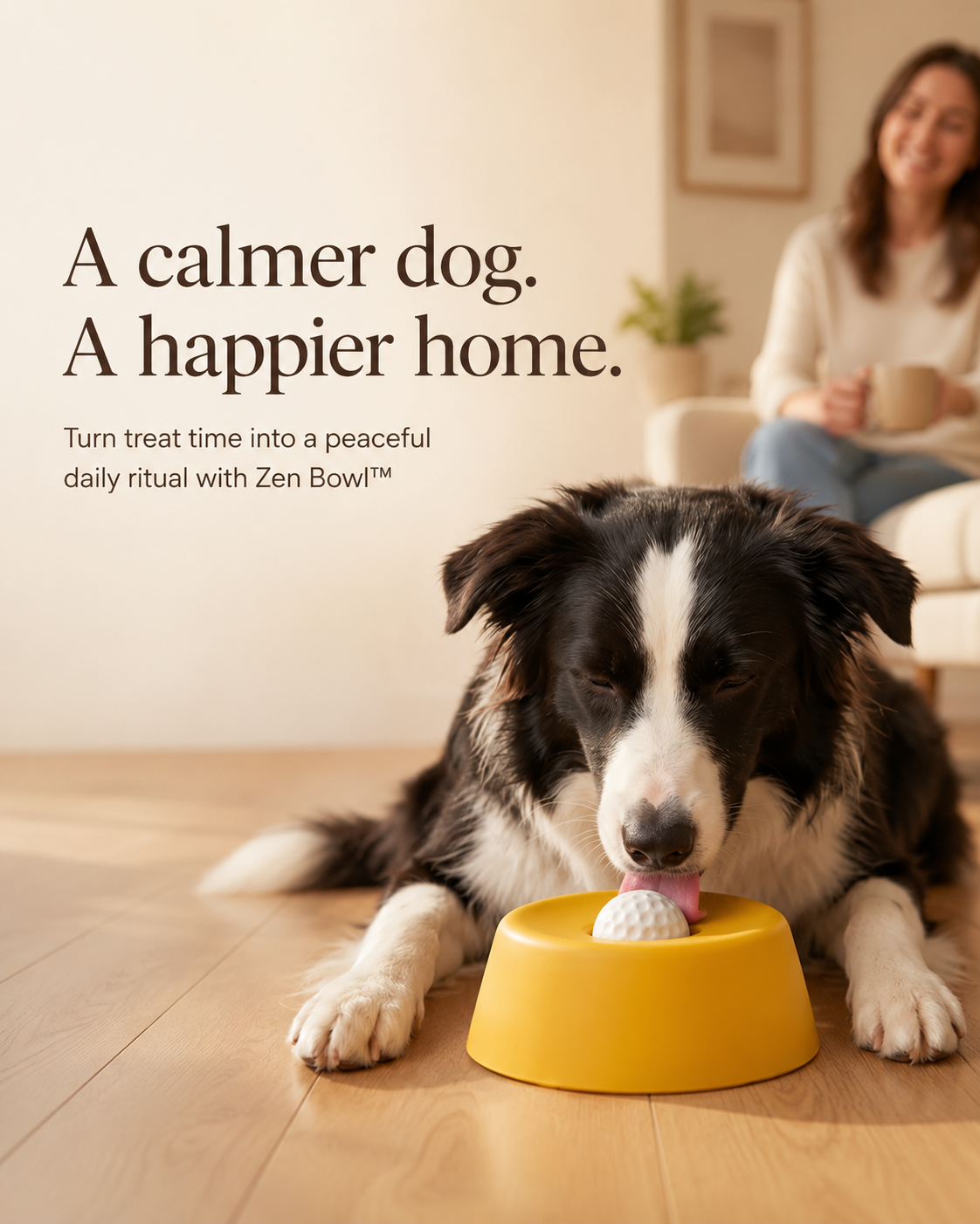 Zen Bowl™ - Calming Lick Bowl for Anxious Dogs