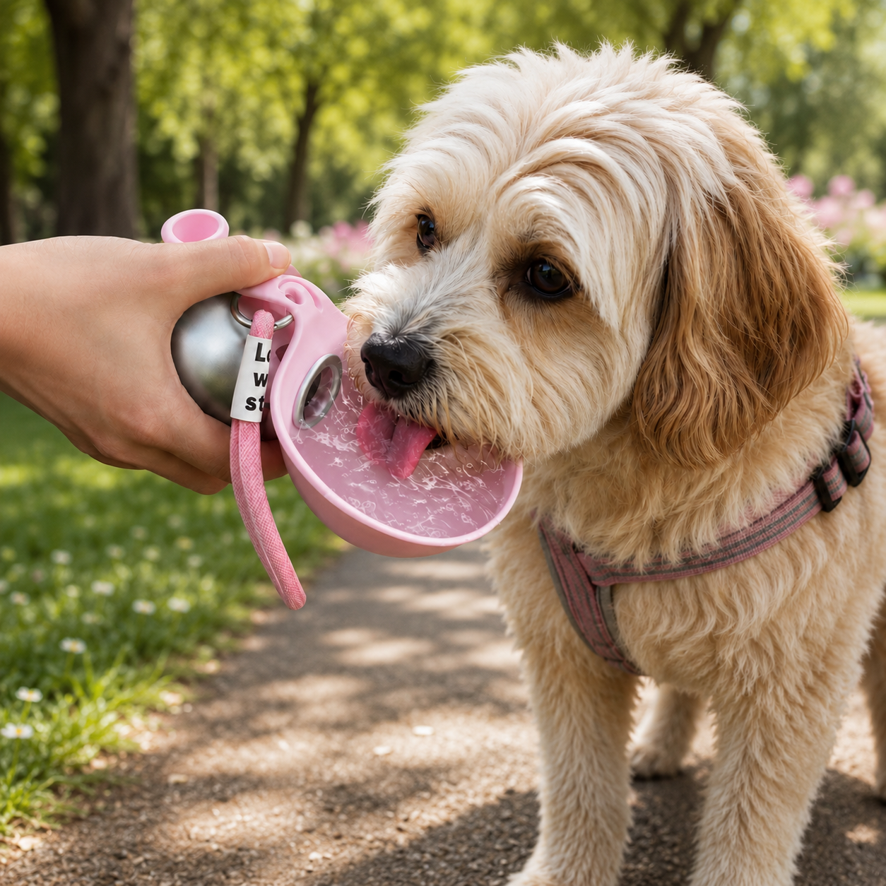 2-in-1 Portable Dog Water Bottle